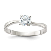 Sterling Silver CZ Ring - 35