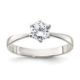 Sterling Silver CZ Ring - 33