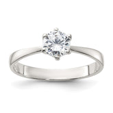 Sterling Silver CZ Ring - 18