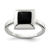 Sterling Silver Onyx Ring - 3