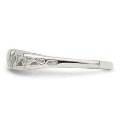 Sterling Silver Heart Ring - 21