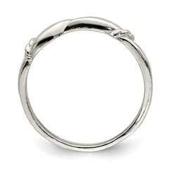 Sterling Silver Swirl Ring - 6