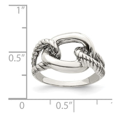 Sterling Silver Antiqued Ring - 2