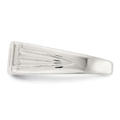 Sterling Silver Solid Dad Ring - 2