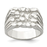Sterling Silver Nugget Ring - 5