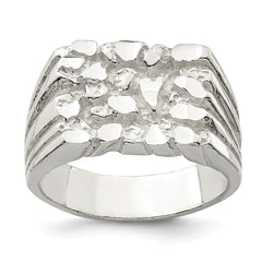 Sterling Silver Nugget Ring - 3