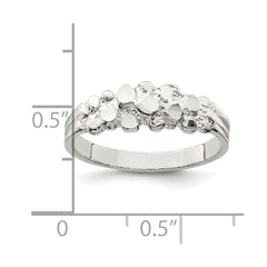 Sterling Silver Nugget Ring - 16
