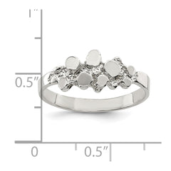 Sterling Silver Nugget Ring - 2