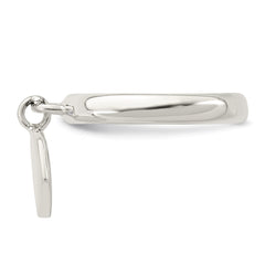 Sterling Silver Dangle Heart Ring - 3