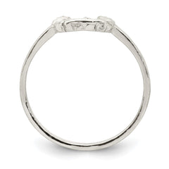 Sterling Silver Horseshoe Ring - 5