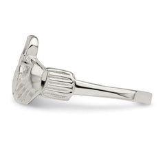Sterling Silver Claddagh Ring - 5