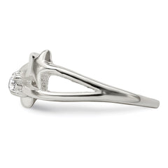 Sterling Silver CZ Star Ring - 3