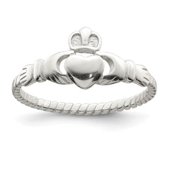 Sterling Silver Claddagh Ring - 17
