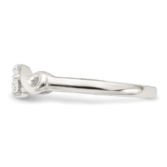 Sterling Silver CZ Ring - 13