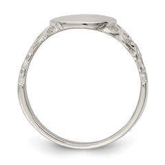Sterling Silver Signet Ring - 15