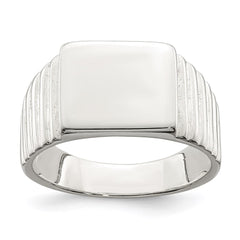 Sterling Silver Signet Ring - 24
