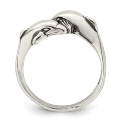 Sterling Silver Dolphin Ring - 3