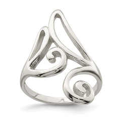 Sterling Silver Polished Ring - 2