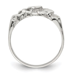 Sterling Silver Woman's Nugget Ring - 4