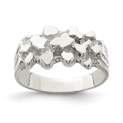 Sterling Silver Woman's Nugget Ring - 4