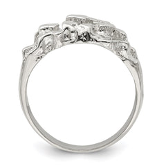 Sterling Silver Men's Nugget Ring - 23
