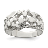Sterling Silver Men's Nugget Ring - 24