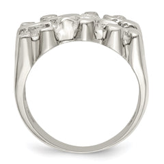 Sterling Silver Woman's Nugget Ring - 6