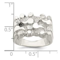 Sterling Silver Woman's Nugget Ring - 5