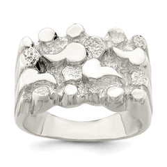 Sterling Silver Woman's Nugget Ring - 3