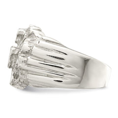 Sterling Silver Men's Nugget Ring - 16