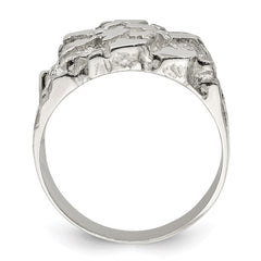 Sterling Silver Men's Nugget Ring - 31