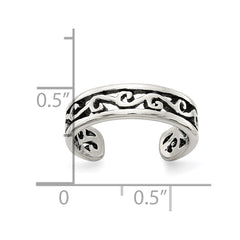 Sterling Silver Toe Ring - 19