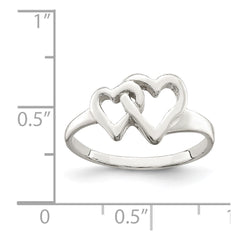 Sterling Silver Heart Ring - 7