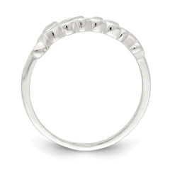 Sterling Silver Polished 'Faith' Ring - 3