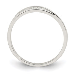 Sterling Silver CZ Ring - 7