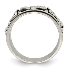 Sterling Silver Antiqued w/ 14k Gold Centers Daisy Ring - 3