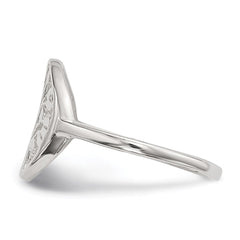 Sterling Silver Polished Tree Ring - 3