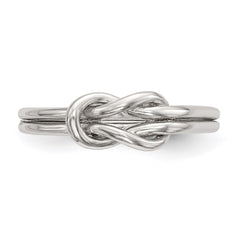 Sterling Silver Love Knot Ring - 3