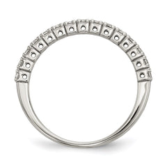 Sterling Silver CZ Ring - 11