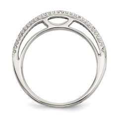 Sterling Silver CZ Ring - 12