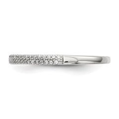 Sterling Silver CZ Ring - 12