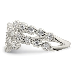 Sterling Silver CZ Ring - 28