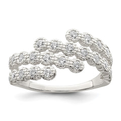 Sterling Silver CZ Ring - 28