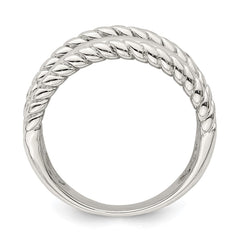 Sterling Silver Polished Fancy Ring - 4