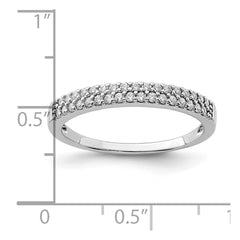 Sterling Silver Rhodium-Plated CZ Ring - 2