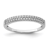 Sterling Silver Rhodium-Plated CZ Ring - 3
