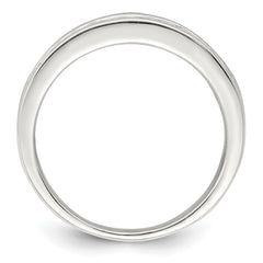 Sterling Silver CZ Ring - 44