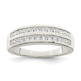 Sterling Silver CZ Ring - 16
