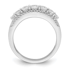 Sterling Silver Rhodium plated CZ Ring - 3