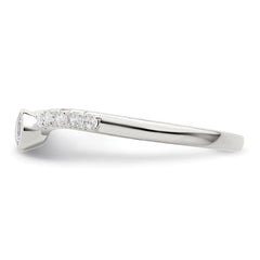 Sterling Silver CZ Ring - 4